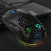 KQJQS RGB Backlit Wired Gaming Mouse with 7200 DPI Programmable Buttons - LED Gaming Mice
