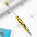 Feildoo 10pcs / bag Ballpoint Pen Smooth Writing DIY Beadable Pen Writing Supplies for Children Printed 20 Sunflower B Y07J226G