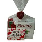 Fannie May Pixies And Mint Meltaway Bundle | 14Oz Pixies | 14Oz Mint Meltaways | Perfect For Chocolate Lovers Mom Or Dad | 2 Favorites Wrapped In A Cello Bag And Accented With A Big Bow