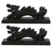 Pen Holder Rest 2 Pcs Writing Brush Support Study Room Ornament Black Catalpa Christmas Wresth Xmas Gifts Wood