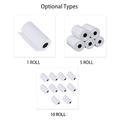 Spirastell Thermal Paper Thermal Paper Roll 10 Rolls Notes Papers Portable Roll 57*30mm Questions Thermal Printer Roll Suitable Portable Printer Ideal Questions Portable P Thermal Notes Of 10