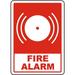 Traffic & Warehouse Signs - Fire Alarm Sign 3 - Weather Approved Aluminum Street Sign 0.04 Thickness - 10 X 7