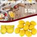 Oneshit Home Decor Clearance Fake Fruit Home Decoration Artificial Lifelike Simulation Yellow Lemon 10pcs Set Yellow Yellow