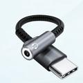 USB C to 3.5mm Audio Adapter USB Type C to Audio Jack Headphone Cable Compatible for Samsung Galaxy S20 S21 S22 Plus Ultra Note 20 10 Z Fold Pixel 3 4 5 6 XL iPad Pro - Gray