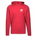 Men's Levelwear Red Calgary Flames Dimension Insignia Core Pullover Hoodie