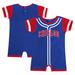 Newborn & Infant Fanatics Branded Royal Chicago Cubs Fast Pitch Romper