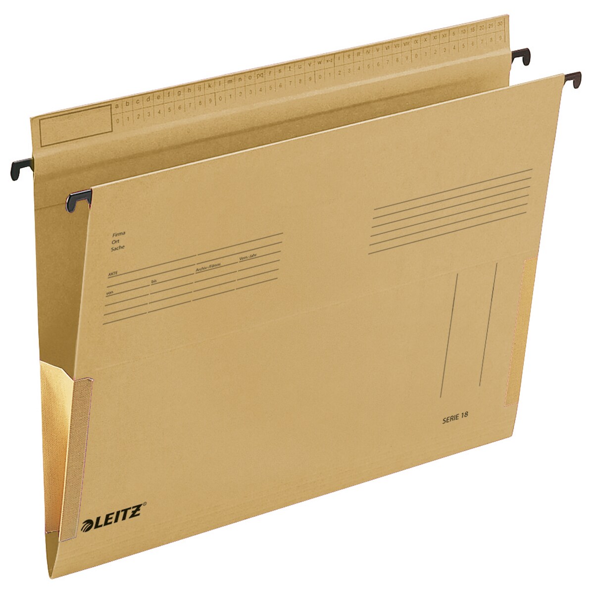 Leitz Hängetasche SERIE 18 18360000 DIN A4 Karton natronbraun Image