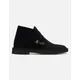 Men's Clarks Originals Desert Boot Black Suede - Size: 10