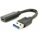 Gembird - A-USB3-AMCF-01 usb cable 0.1 m 3.2 Gen 1 (3.1 Gen 1) usb a usb c Black - Cable - Digital