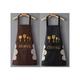 2 Pack (Noir et Marron)Tablier de Cuisine Homme Femme,Tablier de Cuisine Professionnel Tablier