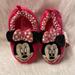 Disney Shoes | Disney Junior Minnie Mouse Slippers Girls Size Large 9-10 Pink Slip On S | Color: Pink | Size: 9g