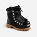 J. Crew Shoes | J. Crew New Nordic Boots In Leather And Nubuck In Black Size 11 M $248 Bv740 | Color: Black | Size: 11