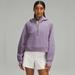 Lululemon Athletica Tops | Lululemon Scuba Half Zip Hoodie In Purple Ash | Color: Purple | Size: Xs/S