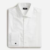 J. Crew Shirts | Like New - J. Crew Ludlow Pique Bib Tuxedo Shirt - Size 15/33 | Color: White | Size: 15