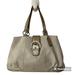 Coach Bags | Coach F18751 Soho East West Ivory & Gold Shoulder Hand Bag Purse Buckle Charm | Color: Cream/Gold | Size: Os