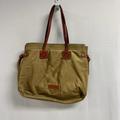 Dooney & Bourke Bags | Dooney & Bourke Women's Tan Lightweight Nylon Tote Handbag Large Snap Closure | Color: Tan | Size: Os