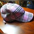 Burberry Accessories | Burberry Pink & Black Plaid Hat Cap Vintage | Color: Pink | Size: Os