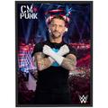 "Affiche WWE CM Punk Crowd - Encadrée A3"