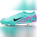 Nike Shoes | New 100% Nike Soccer Blue/Purple Mercurial Zoom Vapor 15 Pro Fg | Color: Blue/Purple | Size: Various