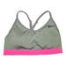 Nike Intimates & Sleepwear | Nwot Nike Women's Sports Bra Removable Padding Gray&Pink Size Large | Color: Gray/Pink | Size: L