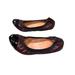 J. Crew Shoes | J Crew Mila Ballet Flat Cap Toe Burgundy Black Slip Ons Flats Size 9.5 | Color: Black/Red | Size: 9.5