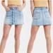 American Eagle Outfitters Skirts | American Eagle Denim Button Up Mini Skirt High Rise A-Line Jean Skirt, Size 4 | Color: Blue | Size: 4