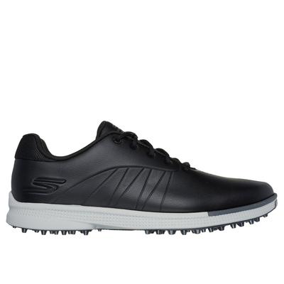 Skechers Men's GO GOLF Tempo GF Shoes | Size 11.0 Extra Wide | Black/Gray | Synthetic/Textile