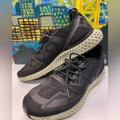 Adidas Shoes | Adidas Zx 2k 4d Core Black Men’s Mesh Suede Sneakers, Style Fv9027 Size 10 ½ | Color: Black/Gray | Size: 10.5