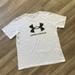 Under Armour Shirts | **New Item In! Under Armour Men’s White Athletic Short Sleeve Shirt | Color: Black/White | Size: Xxl