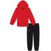 Under Armour Matching Sets | Boys Size 4 Under Armour Branded Zip-Up Hoodie 2-Piece Set Nwt | Color: Black/Red | Size: 4b