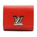 Louis Vuitton Bags | Louis Vuitton Twist Wallet Epi Leather Compact | Color: Red | Size: Os