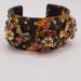 J. Crew Jewelry | J. Crew Lucite Acrylic Tortoise Multi Color Crystals Gold Studs Cuff Bra | Color: Gold/Red | Size: See Description