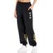 Adidas Pants & Jumpsuits | Adidas Originals Women’s Black With Metallic Large Logo Track Pants Joggers M | Color: Black/Gold | Size: M