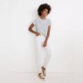 Madewell Jeans | Nwt Madewell Petite 10” High-Rise Skinny Jean In Pure White Size 30p | Color: White | Size: 30p