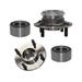 2001-2006 Hyundai Elantra Front and Rear Wheel Hub and Bearing Kit - Detroit Axle