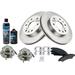 2008-2013 GMC Yukon XL 1500 Front Brake Pad and Rotor and Wheel Hub Kit - TRQ