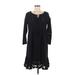 CATHERINE Catherine Malandrino Casual Dress - Mini: Black Print Dresses - New - Women's Size Medium