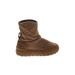 Zara Ankle Boots: Brown Print Shoes - Kids Girl's Size 33
