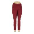 Levi Strauss Signature Jeggings - Mid/Reg Rise: Burgundy Bottoms - Women's Size 12 - Indigo Wash