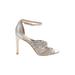 Via Spiga Heels: Silver Shoes - Women's Size 6 1/2