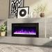 36'' Recessed Electric Fireplace with Remote & Touch Screen Control