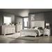 Vanni 5 Piece White Panel Bedroom Set