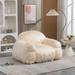 Bean bag chair lazy long hair sofa bean bag chair adult, teen high density foam filled modern focus chair living room