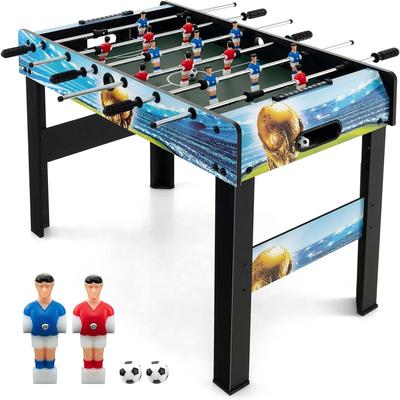 2-in-1 Tabletop & Freestanding Soccer Game Table Foosball Table - Multi