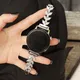 Bracelet en diamant pour femme bracelet en métal pour Samsung Galaxy 6 5 4 40mm 44mm 6Classic