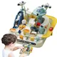 Ensemble de jouets de construction de voiture sur rail pour enfants piste de course voiture fête