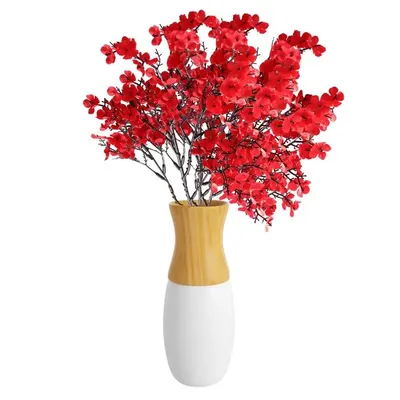 Bouquets de fleurs de gypsophile artificielles décor de plante d'art floral bricolage portable