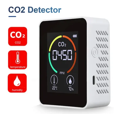 Moniteur de qualité de l'air et détecteur de dioxyde de carbone compteur de CO2 capteur de serre