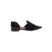 Sarto by Franco Sarto Flats: D'Orsay Chunky Heel Casual Black Solid Shoes - Women's Size 7 - Pointed Toe