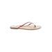 J.Crew Flip Flops: Red Shoes - Women's Size 8 - Open Toe